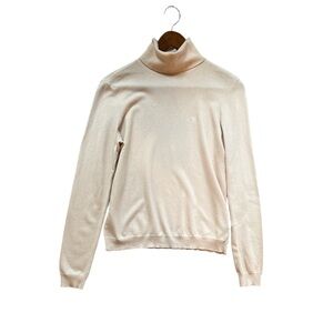 Lauren Ralph Lauren Silk Turtleneck P Med in cream